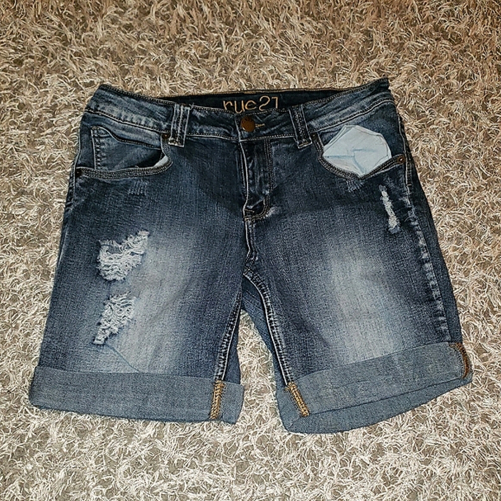 Rue 21 Jean Shorts, Size 9/10